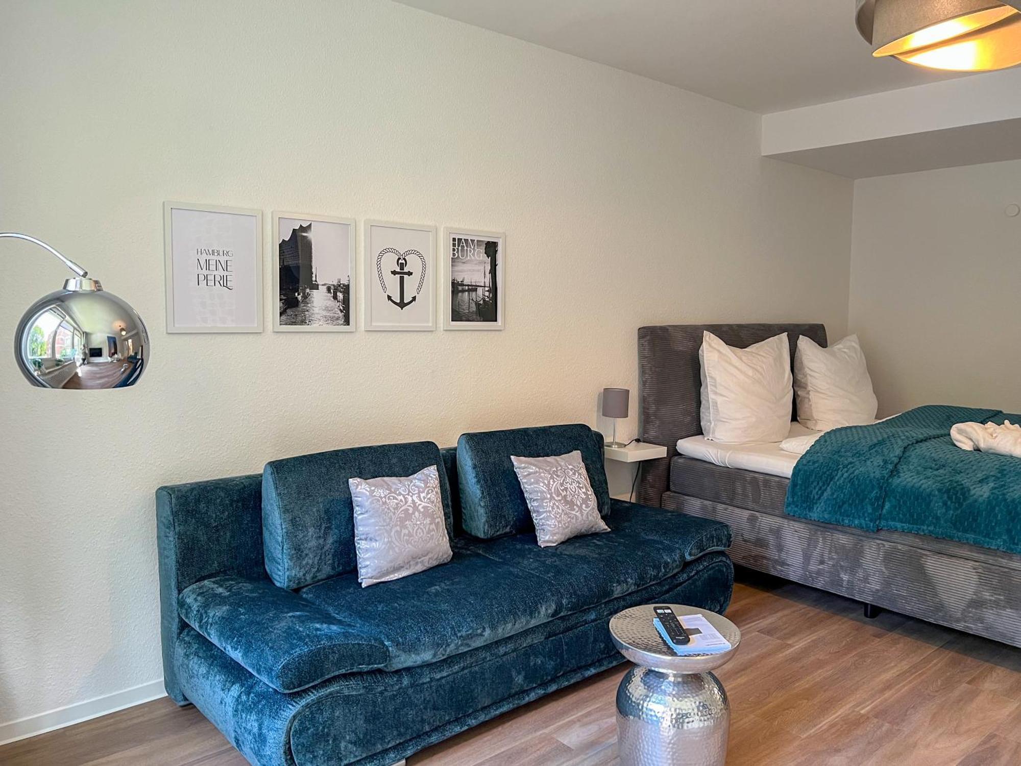Ankerherz Appartements Bei Blankenese 함브루크 객실 사진
